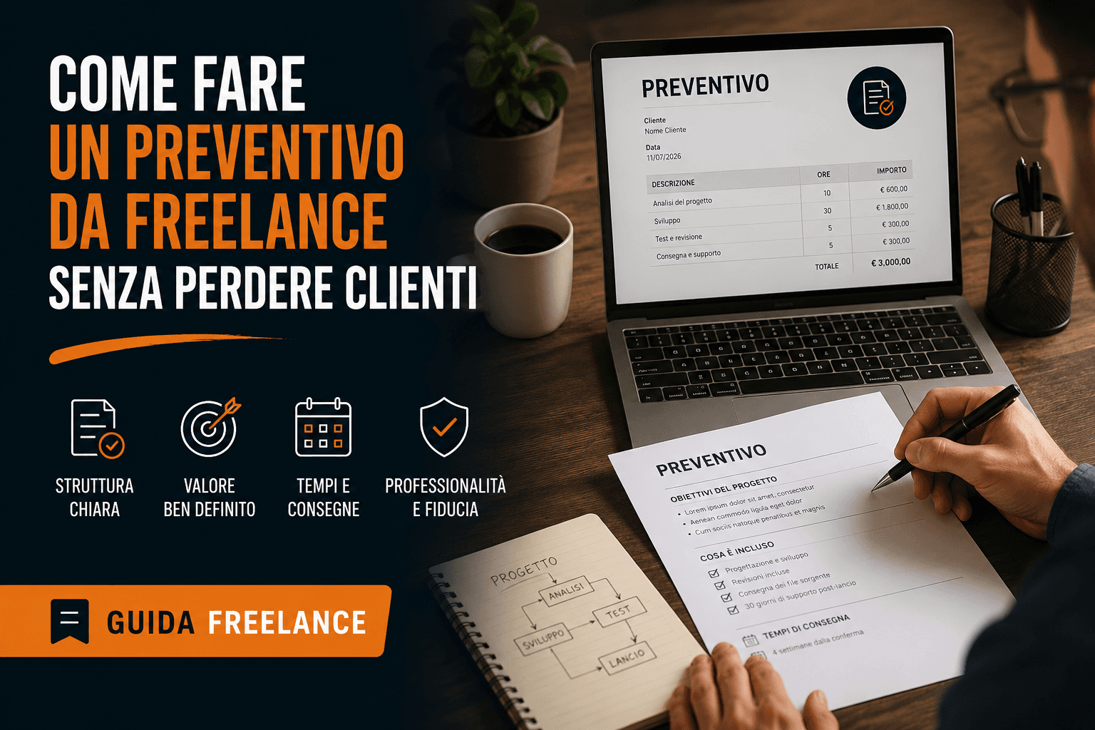 Come fare un preventivo da freelance senza perdere clienti