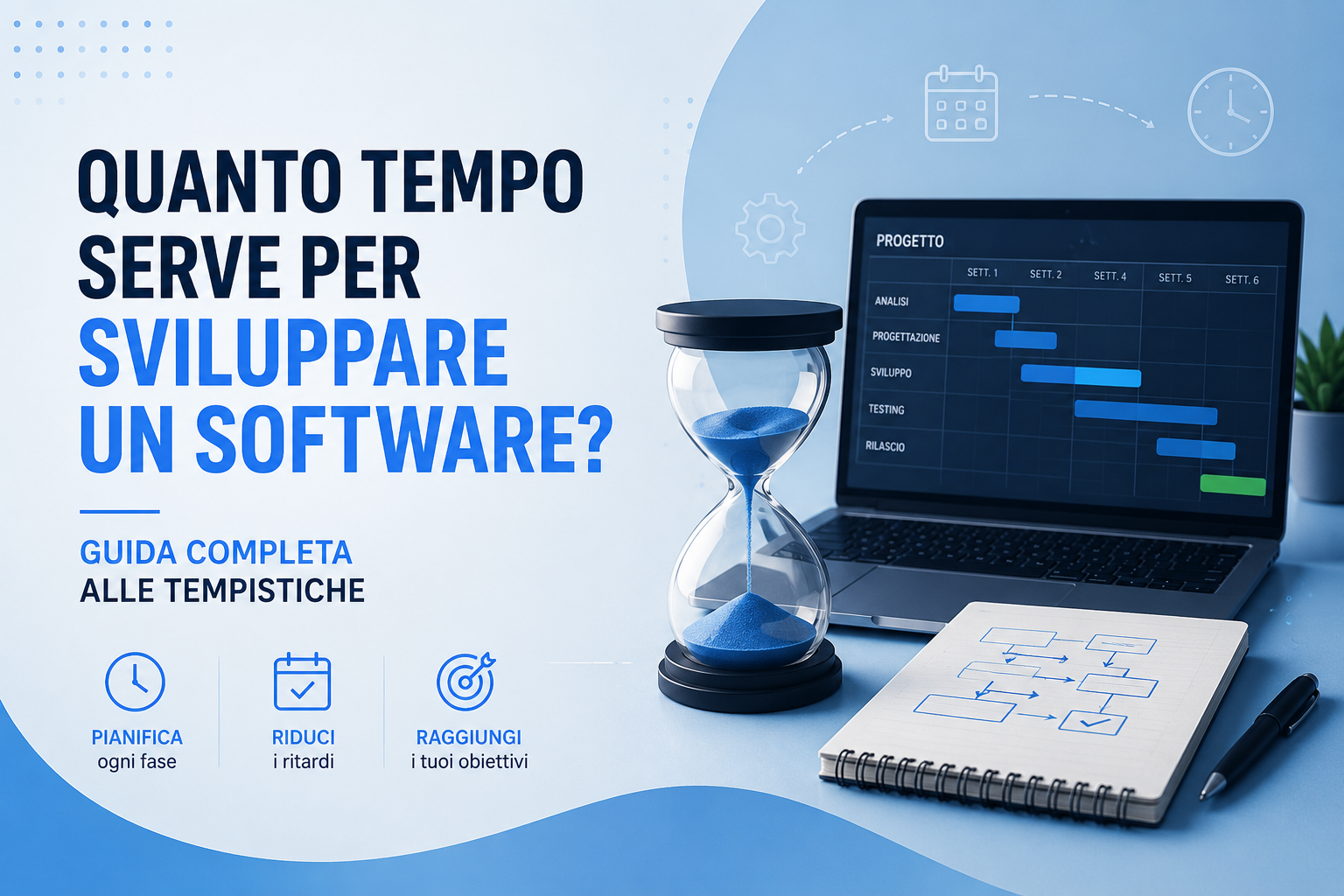 Quanto tempo serve per sviluppare un software? Guida completa alle tempistiche